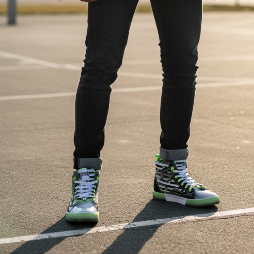 Beetlejuice Women's Casual High-Top Sneakers